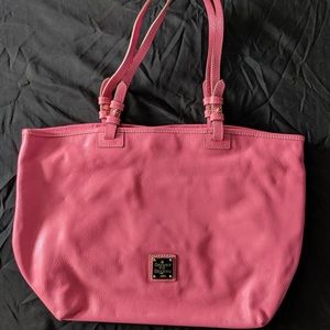 Dooney and bourke calf leather east west tote
